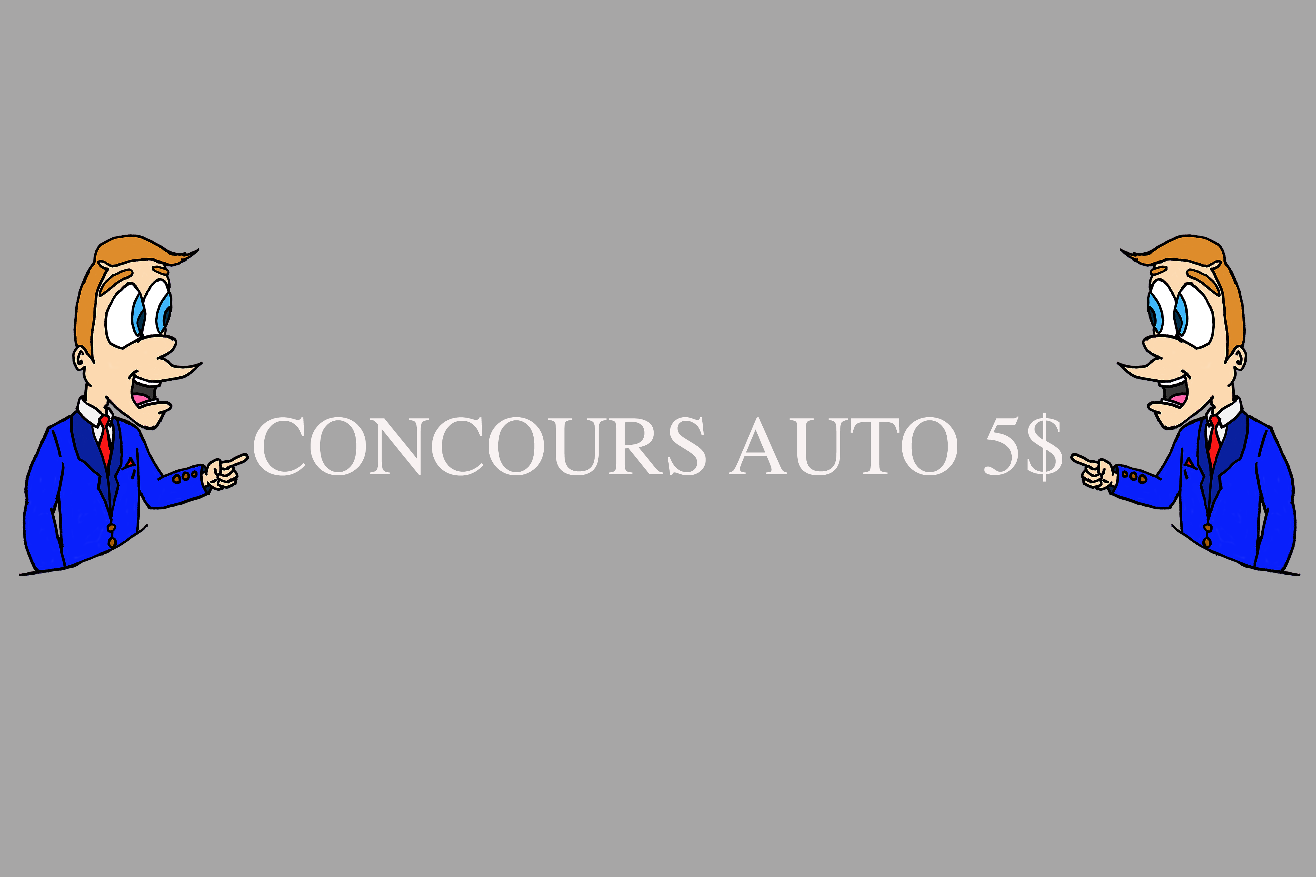 Concours auto 5 dollars